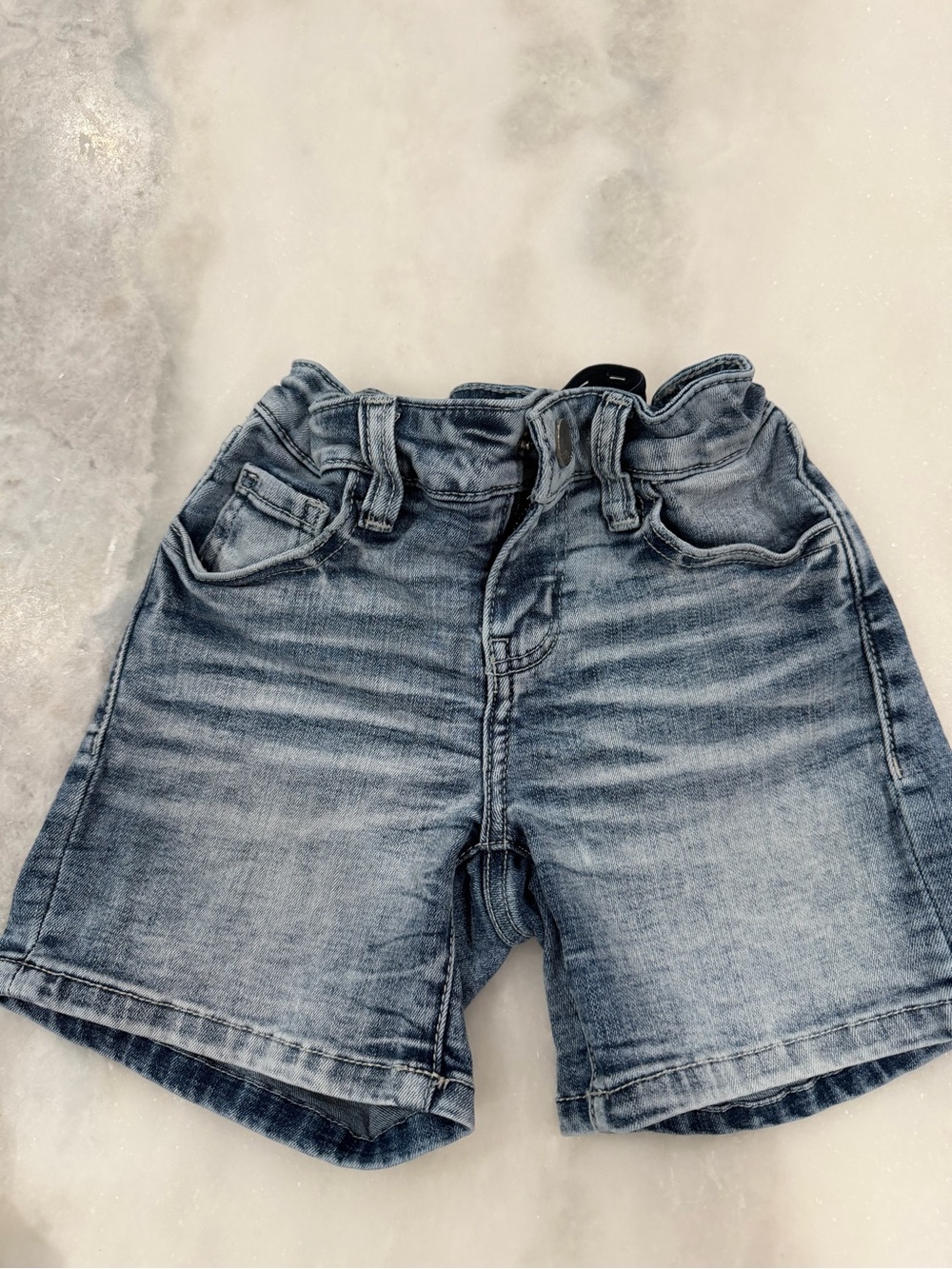 BKE Faded Light Wash Denim Shorts